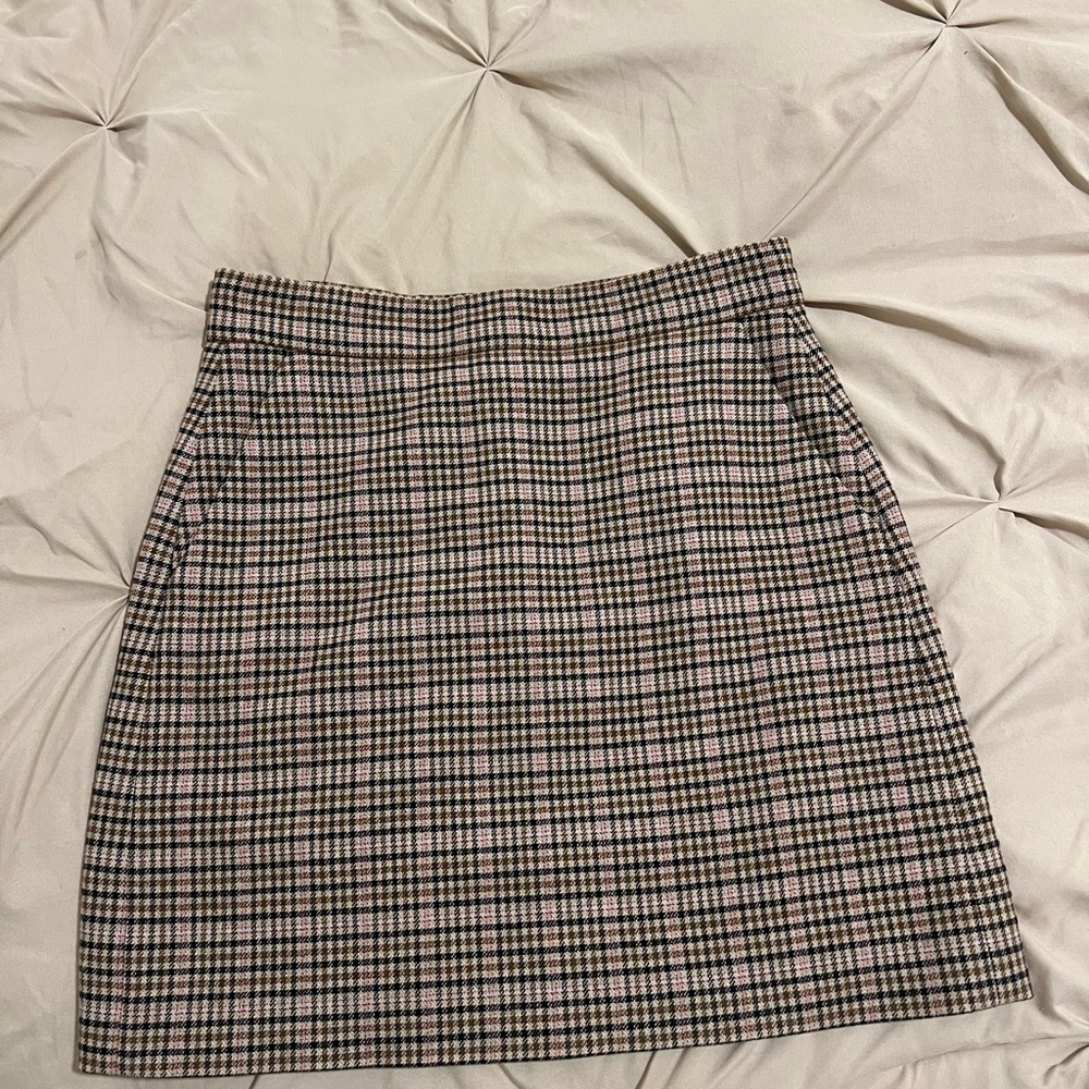 & Other Stories Plaid Mini Skirt
